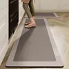 Kitchen Carpet Anti-slip Oil-proof Floor Mat Pvc Leather Waterproof Mats Long Strip Japanese Striped Style Home Decoration Rug 3