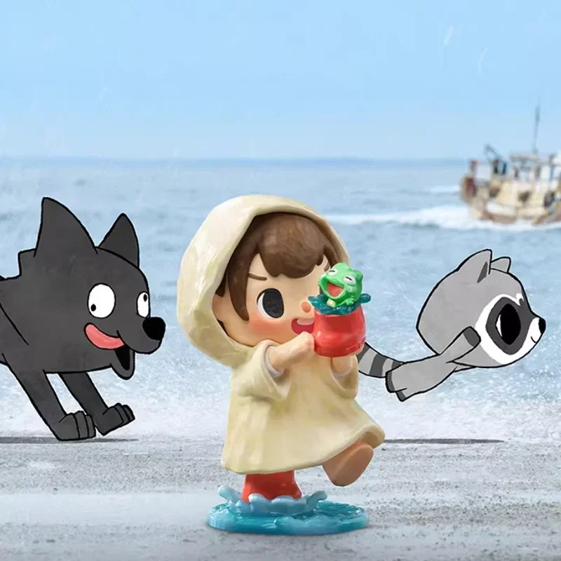 팝마트 챕터 1 메로디 애프터 스쿨 시리즈 애니메이션 피규어 - 귀여운 데스크탑 장식 블라인드 박스 장난감 수집용 블라인드 백 모델
