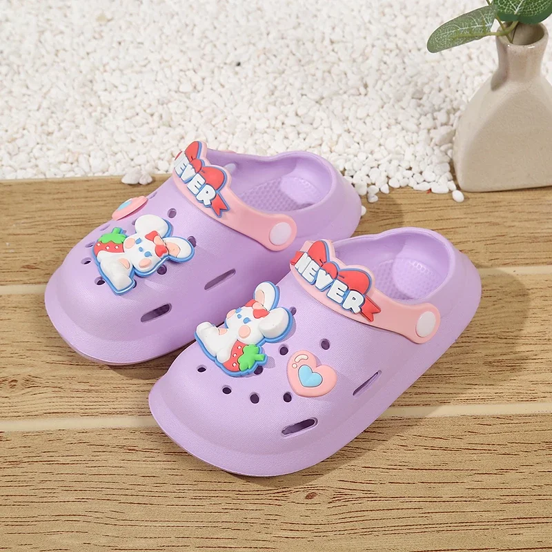 Soft EVA Girls Casual Beach Slippers