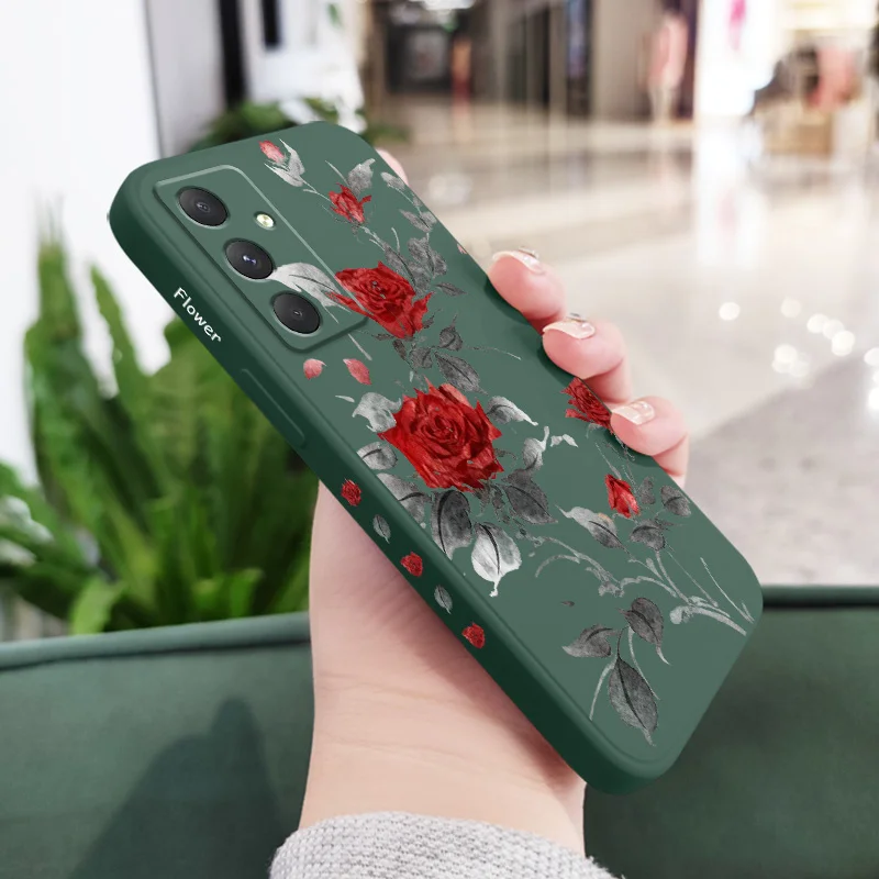 Graceful Rose Design Phone Case Cover