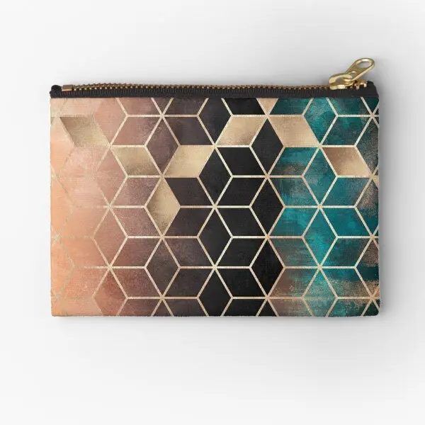 

Ombre Dream Cubes Zipper Pouches Panties Key Coin Bag Underwear Packaging Pocket Storage Pure Wallet Money Cosmetic Socks Men