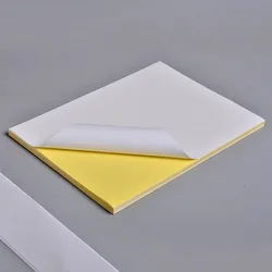 A4 Glossy White Self Adhesive Label Paper For Inkjet Laser Printer Easy Peeling Printable Sticker 20 30 50 Sheets Sticker