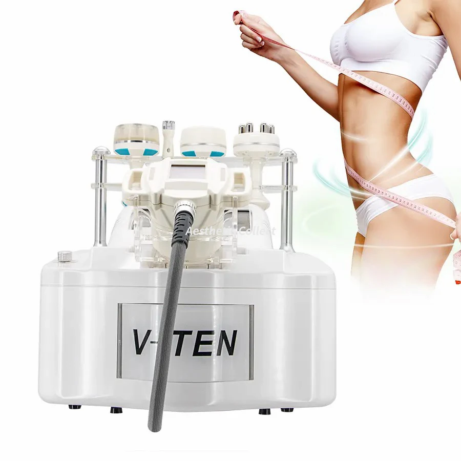 Machine de forme de Vela approuvée CE V10 Cavitation ultrasons façonnage corps minceur Machine prix Rf V-TEN Machine de sculpture corporelle