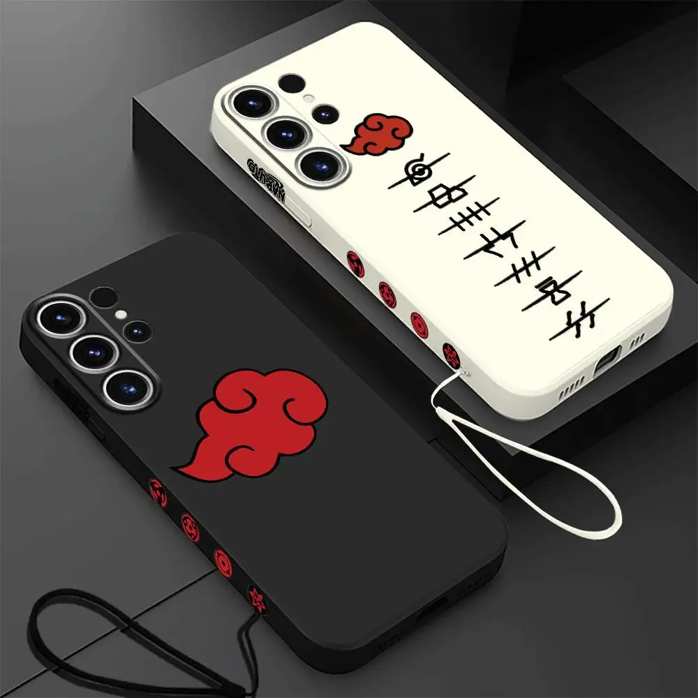 삼성 갤럭시 S24 울트라 S23 울트라 5G S21 S20 FE S22 플러스 S23 5G S24 플러스, 아카츠키스 클라우드 커버, 럭셔리 프린트 케이스 