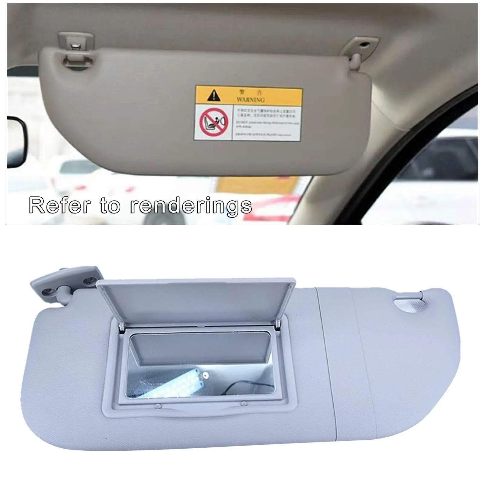 Car Sun Visor Car Sun Visor Shade Board Replaces For Peugeot 301 for Citroen C3 Left Right Side