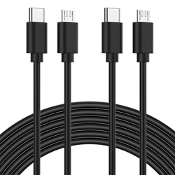 Universal Type C to Micro USB Adapter - High - Speed Charging & Data Transfer Cable - 1m (2PCS)