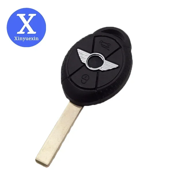 Xinyuexin Uncut Blade Remote Car Key Fob Shell Case Fit for Old BMW Mini Cooper S R50 R53 Blank Key 3 Buttons Car Accessories xinyuexin flip folding car key shell for fiat 500 panda punto bravo ducato stilo remote auto key case fob sip22 blade 3 buttons