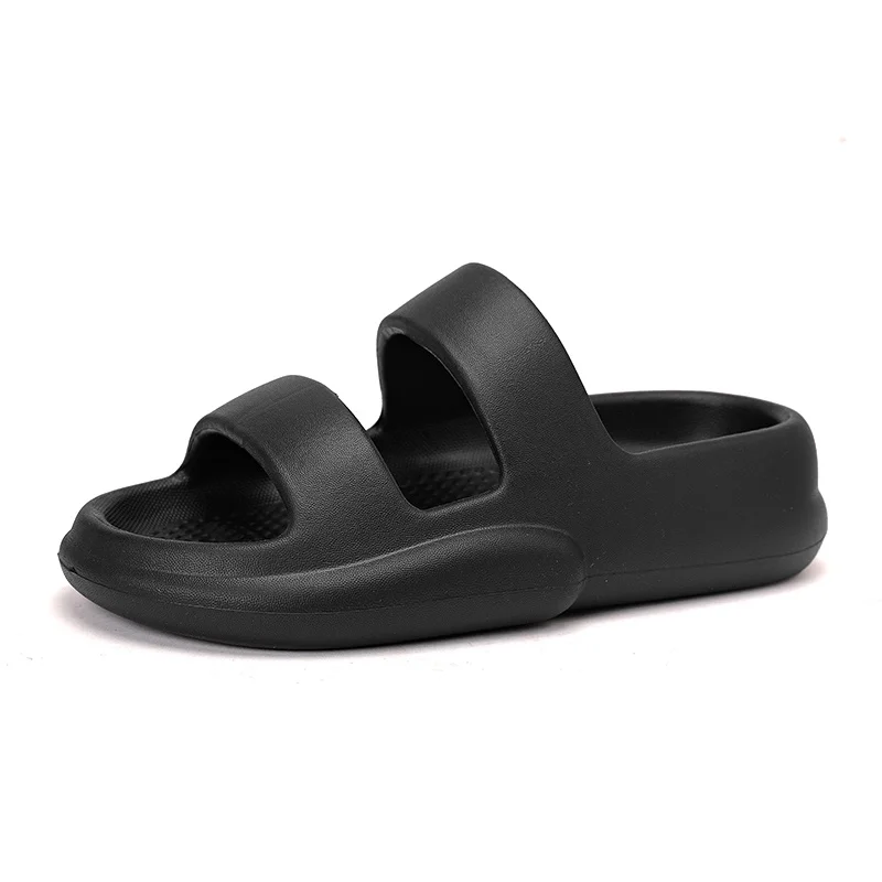 Damtofflor med tjock sula Supermjuka halkfria mjuka skumsliders Slip Comfy tofflor för inomhus utomhus_voghion.com