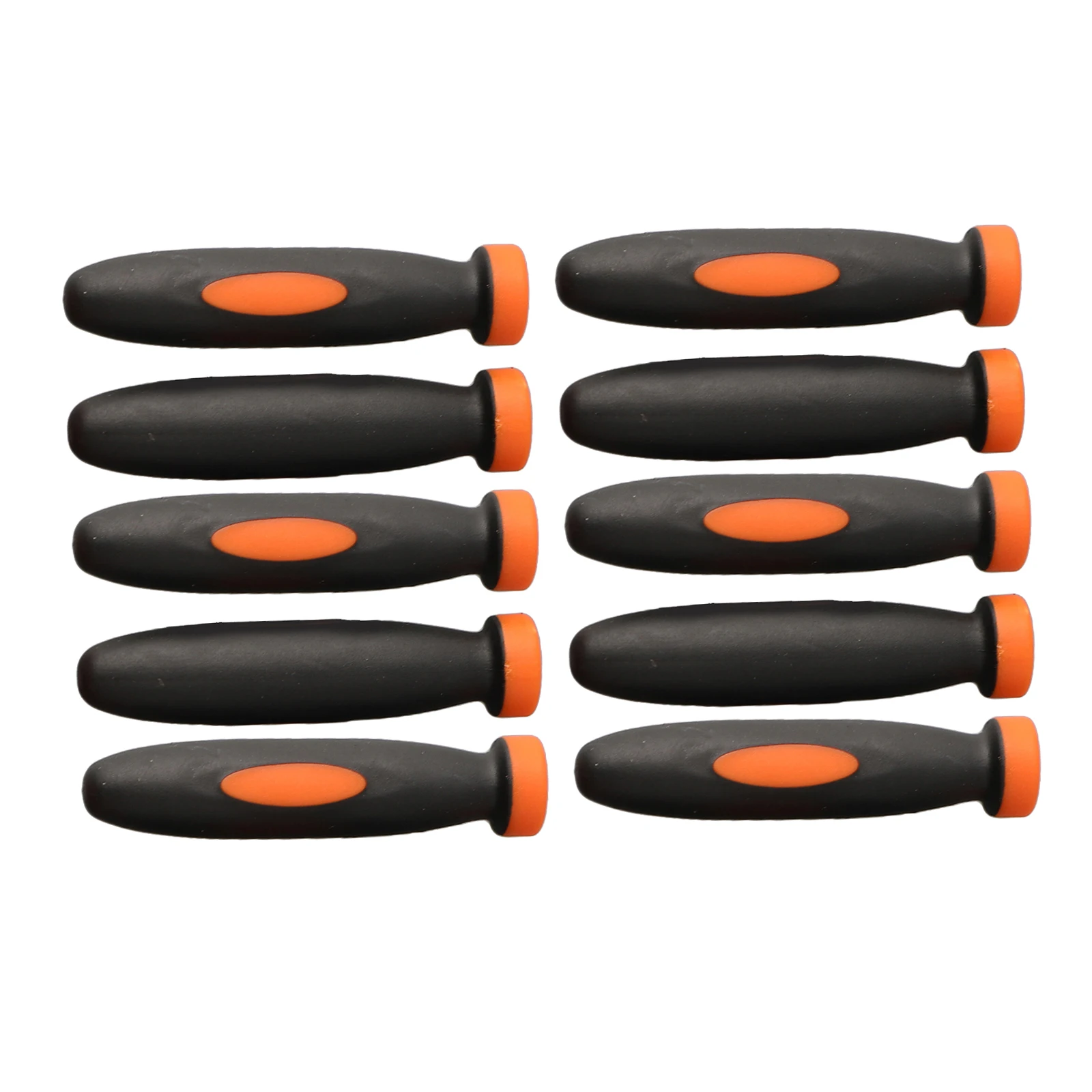 

10 Pcs File Handle Handles Grip Ergonomic Metal Carbon Woodsteel Files The Smallfor Wooden Hard Rubber Alloy Hand Silicon