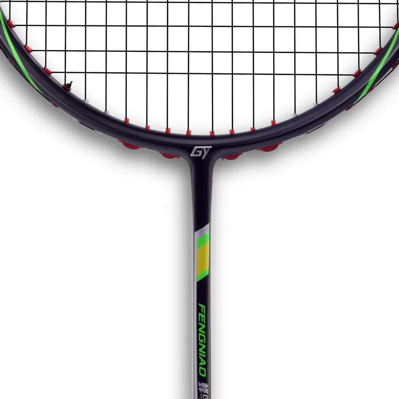6U Ultralight Carbon Fiber Sports Training Racket String Gundam Racket Indoor And outdoor Badminton badminton racket