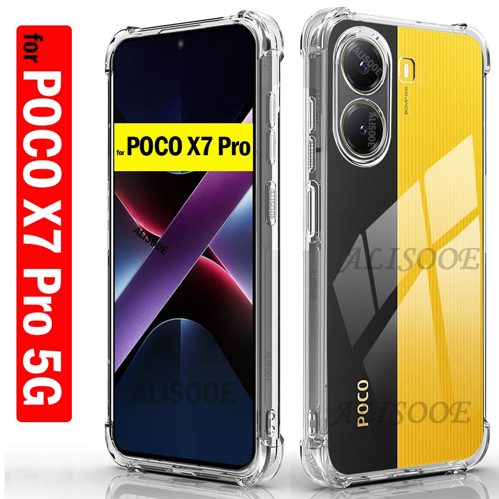 Ultra Thin HD Clear Soft Shockproof Transparent Phone Case Cover