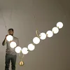 Necklace Pendant Light Nordic Luxury Suspension Ceiling Chandelier Glass Ball Hanging Lamp 1