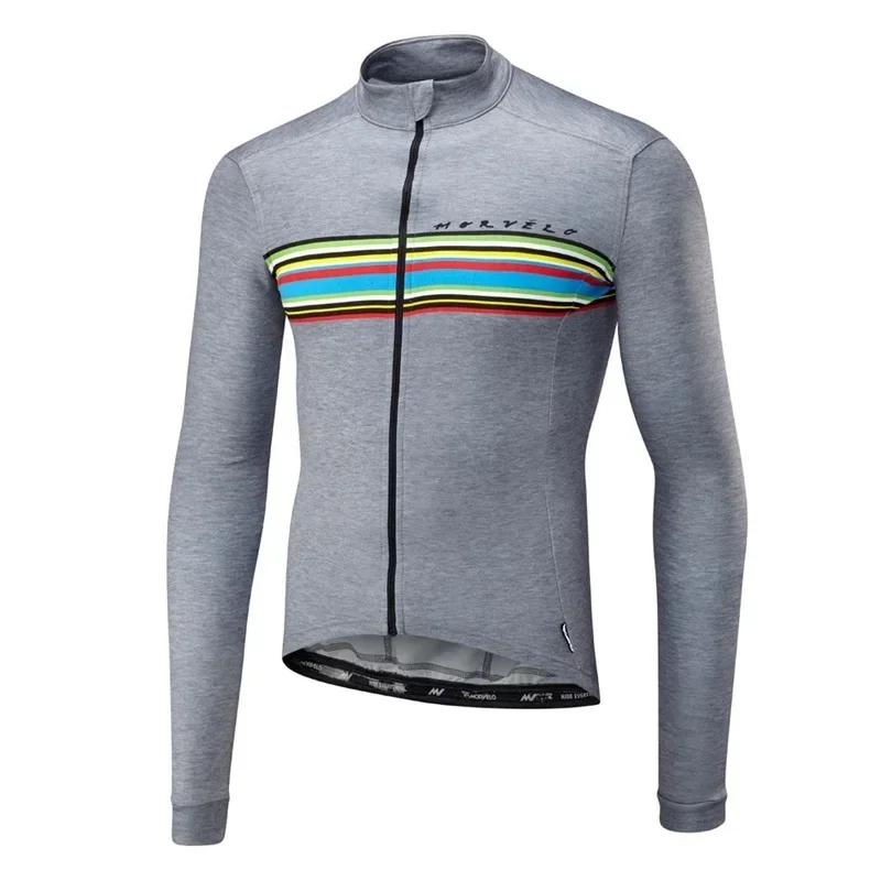 thumbnail image 1 of Maillot de ciclismo para hombre, manga larga, equipo Morvelo, primavera/otoño, 2024, 1 of 5