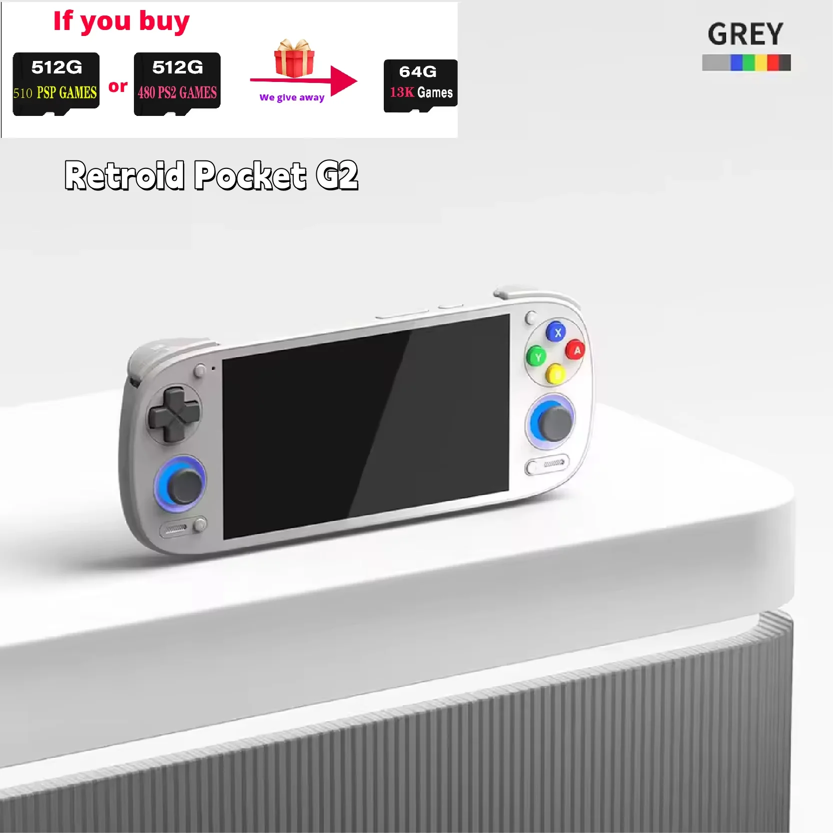 Retroid Pocket G2 携帯ゲーム機 5.5インチ 1080P AMOLEDスクリーン