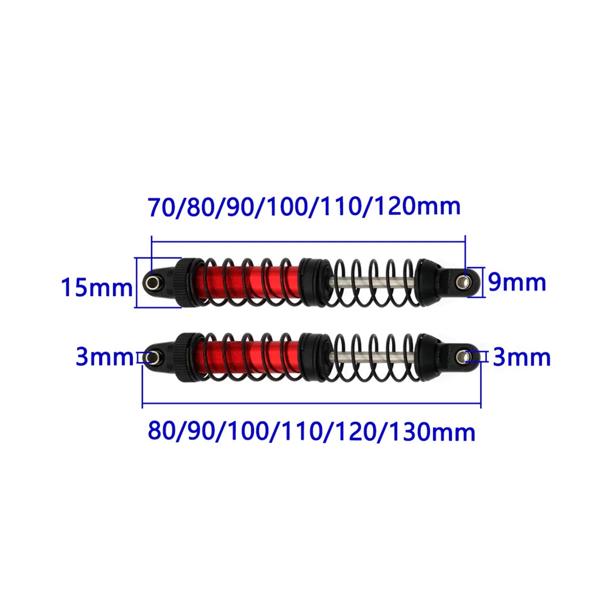 1/10 RC ũѷ  ݼ   ,  SCX10 90046 RBX10 TRX4 TRX6, 110mm