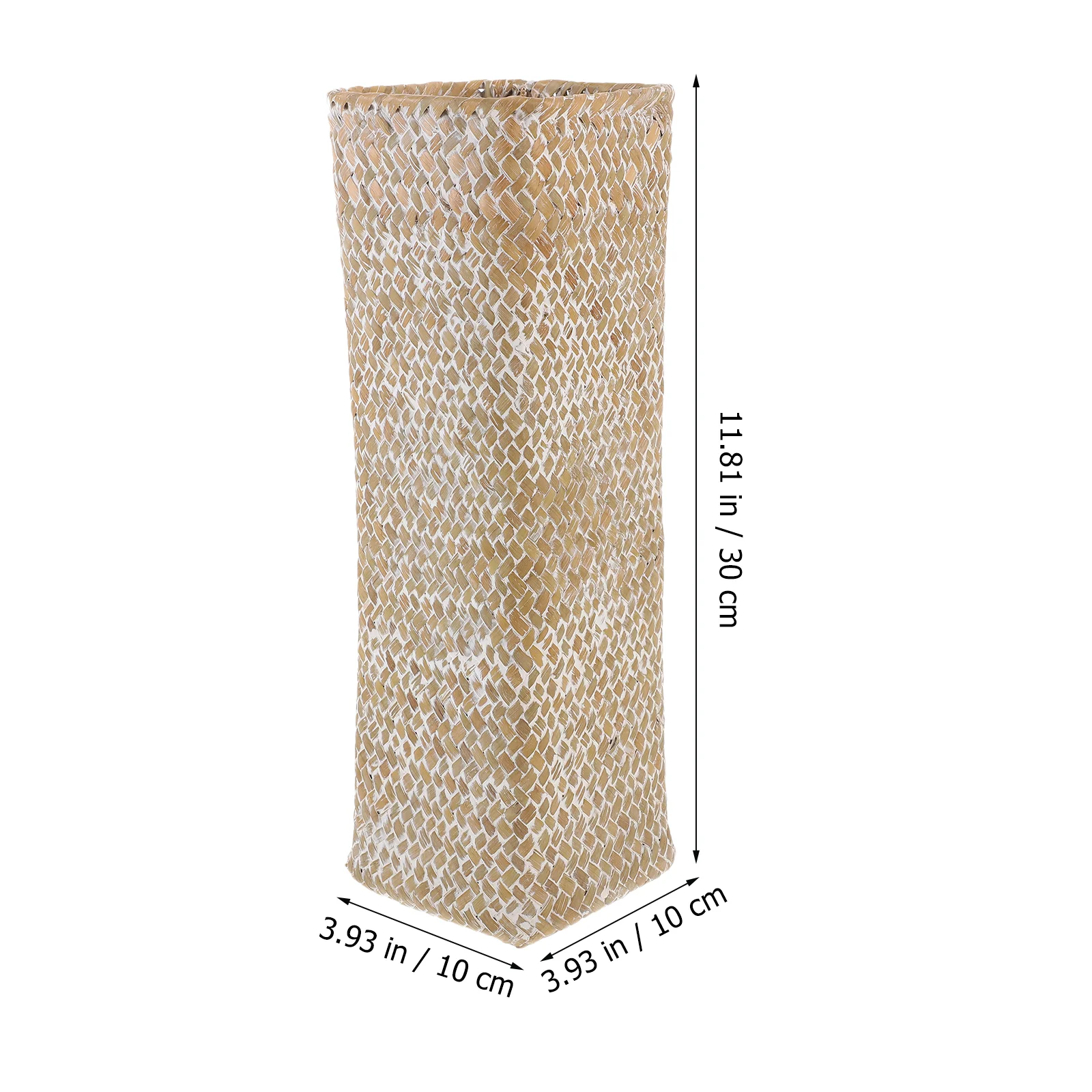 Natural Straw Flower Vase 6