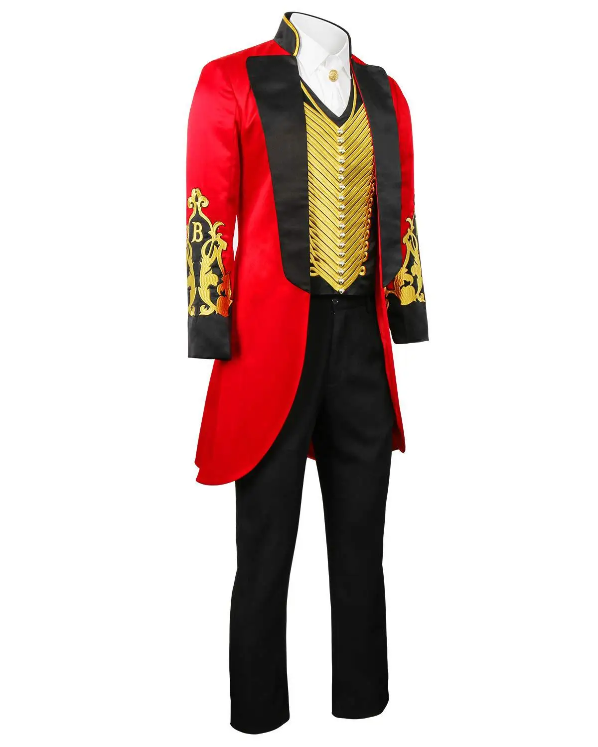 Costume da circo per uomini adulti PT Barnum Il più grande showman Costume di Halloween Uniforme da spettacolo - immagine 3