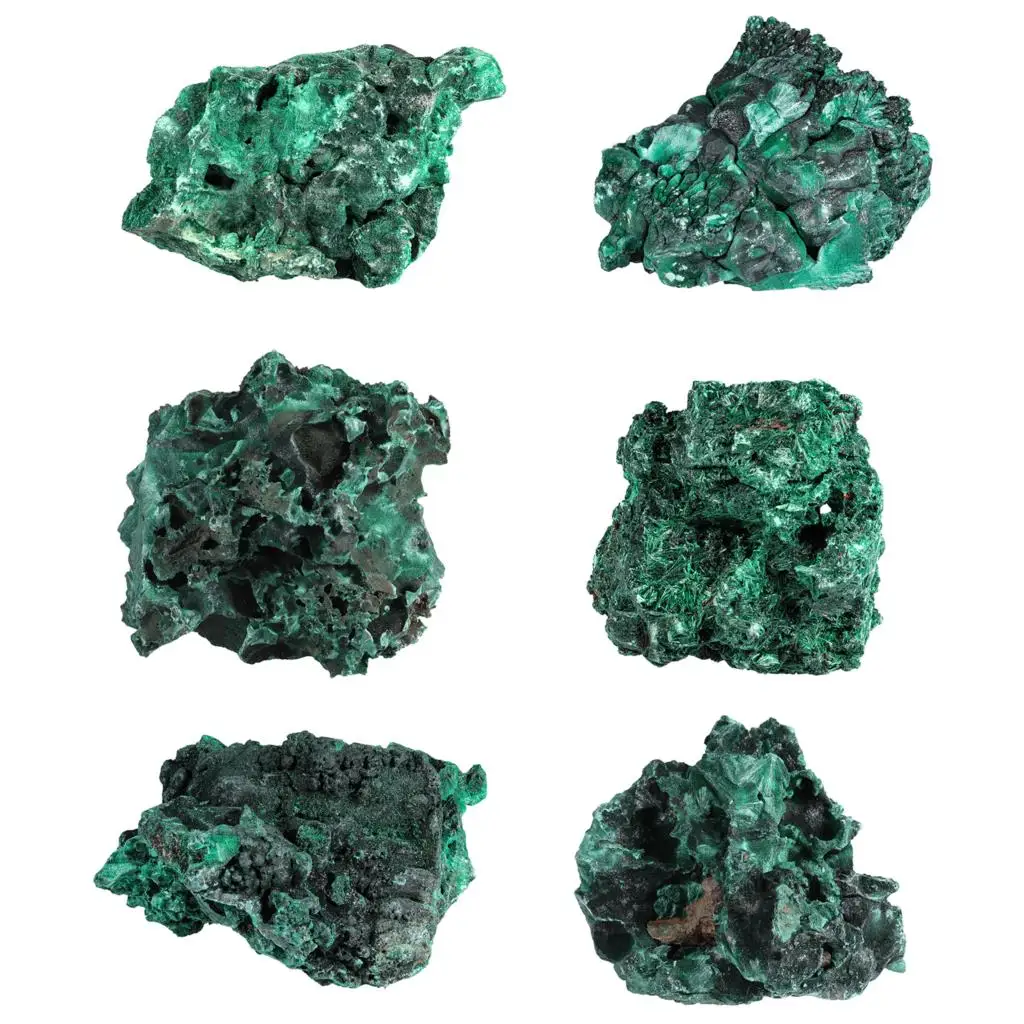 300-500g Irregular Malachite Natural Rough Crystal Stone Minerals For Meditation Protection Home Decor