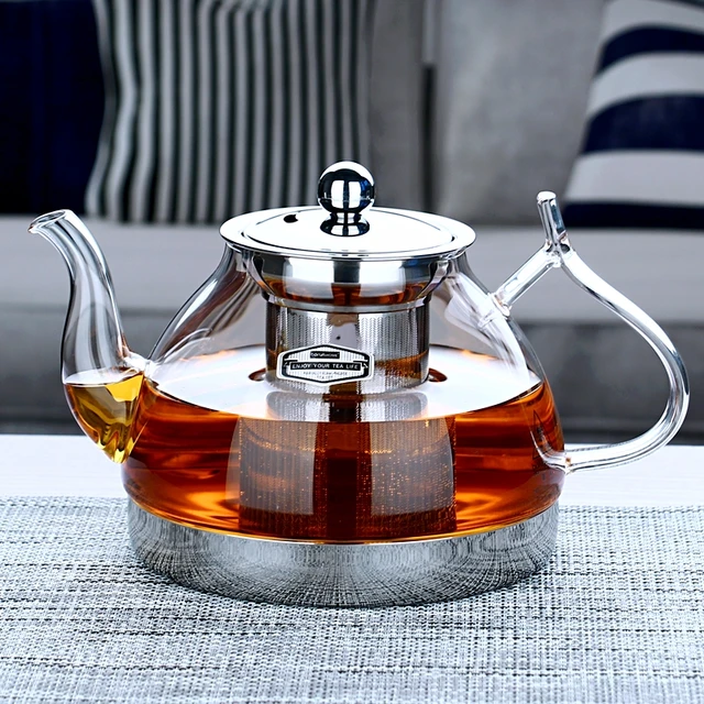 Glass Tea Kettle Gas Stove  Glass Teapot Induction Cooker - Teapot High  Resistant - Aliexpress