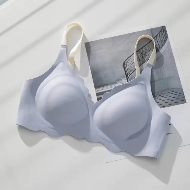 BH Bralette Top pour femme, soutien-gorge sans armatures, confortable, avec maintien supérieur, bretelles réglables, dos élégant