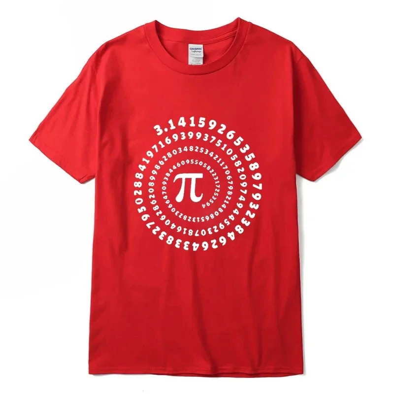 Math Pi Symbol Harajuku T-shirt Fashion women's oversized pattern T-shirt Women's top unisex T-shirt Chemise Homme 5