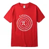 Math Pi Symbol Harajuku T-shirt Fashion women's oversized pattern T-shirt Women's top unisex T-shirt Chemise Homme 5