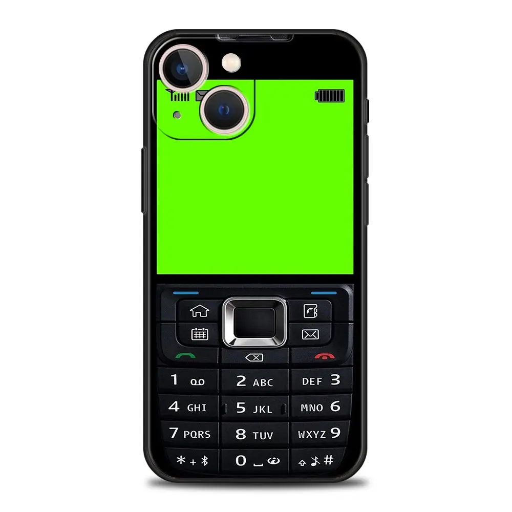 Vintage Cassette Tape Retro Style Luxury Silicone Black Phone Case