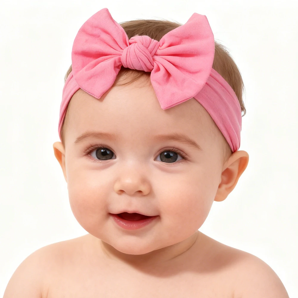 1개입  머리띠 어린이용 단색  헤어밴드  케이블 헤어밴드 터번 키즈 헤어웨어  헤어 액세서리