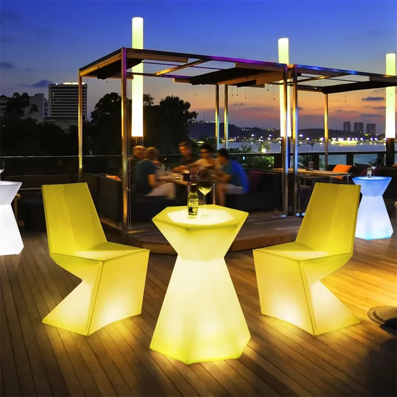 Outdoor Modern Bar Table Nightclub Cocktail High Drink Party Bar Tables Reception Counter Commercial Furniture