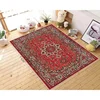 Retro Red Persian Carpet Abstract Ornament Rug Red Turkish Rugs Oriental Bohemian Rug for Living Room Bedroom Non Slip Floor Mat 2