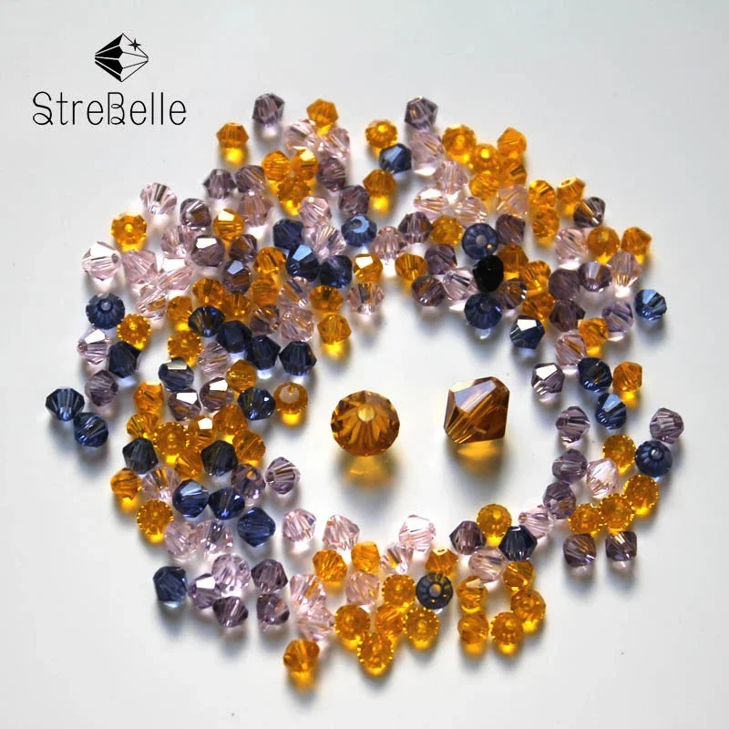 Perles Rondes En Cristal Milflores 10 Mm, Lot De 16, Couleurs Mélangées