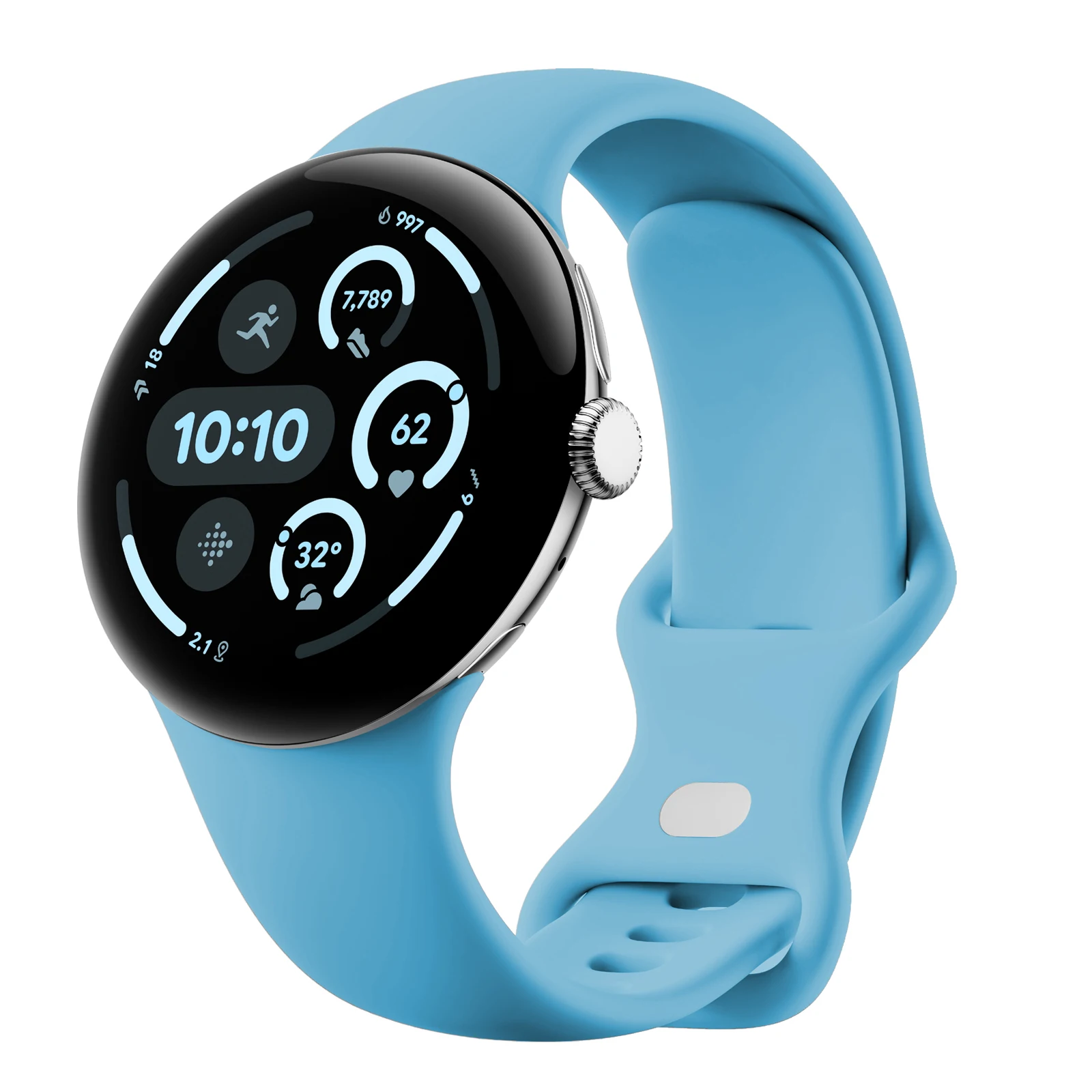 Silicone Sport Strap for Smartwatch - 45mm Bracelet