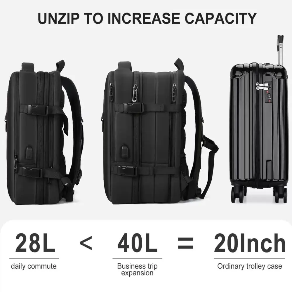 Men's backpack multifunctional travel bag vacuum compression waterproof business travel new computer backpack large capacity