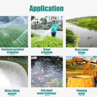 พลังงานแสงอาทิตย์กลางแจ้งขนาดเล็ก 12V 24V DC แบบพกพา 4500L/H Submersible ปั๊ม Aquarium ชลประทานในครัวเรือนสูบน้ําปั๊ม 50w 6