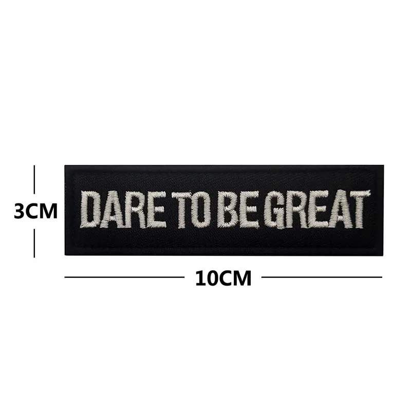 Inspirational Embroidery Alphabet Hook and Loop Patches