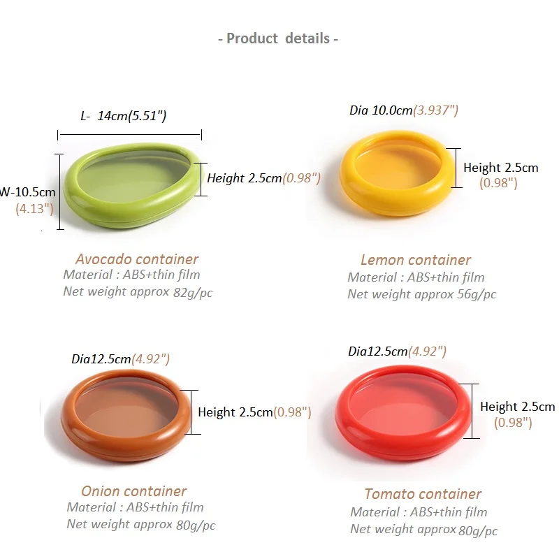 Fruit Vegetable Reusable Airtight Storage 6