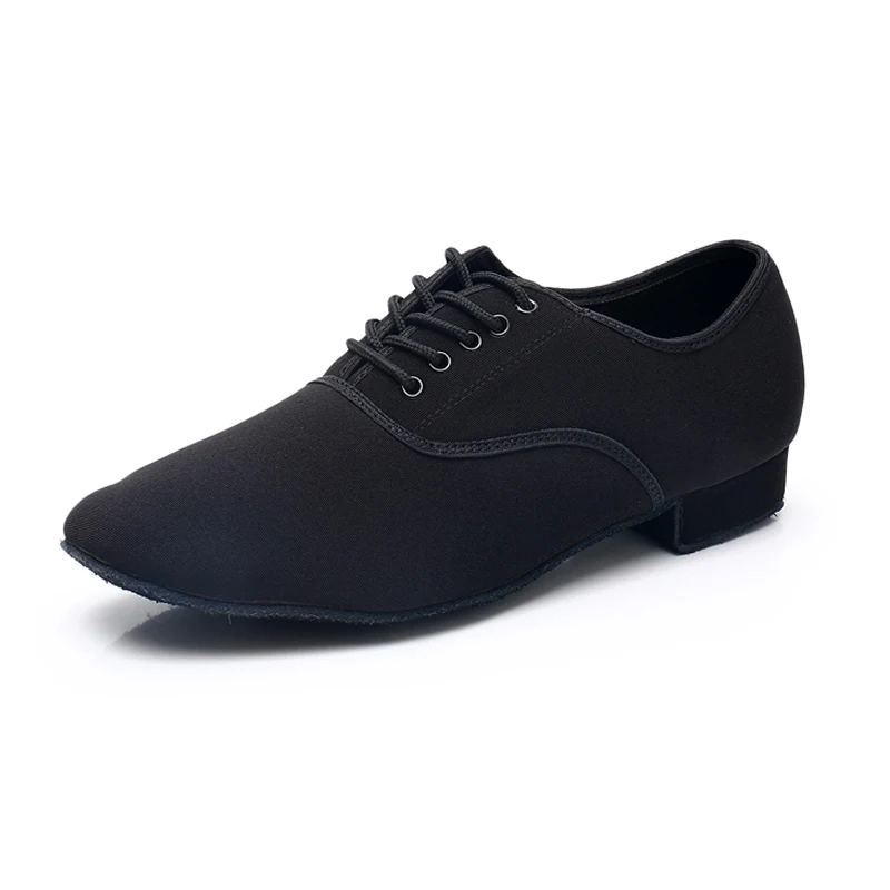 Diplip Men Latin Dance Shoes Modern Tango Salsa Leather Ballroom Shoes Square Heels Children Man Sneaker Jazz Back White Color 5