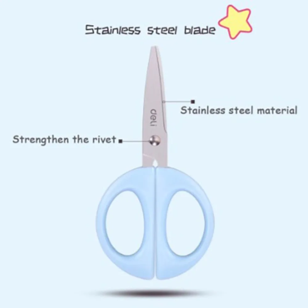 

Metal Kids Scissors Material Safety Fall Prevention Safety Sheath Rounded Small Scissors Mini