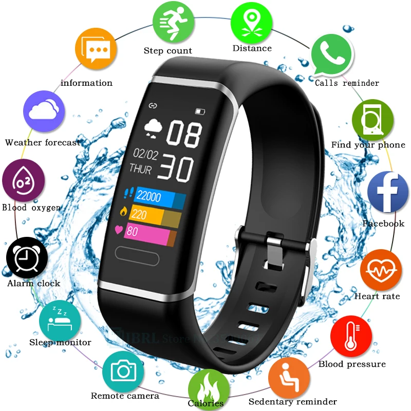 2022 Smart Watch Men Fitness Smartwatch Sport Bracelet Waterproof