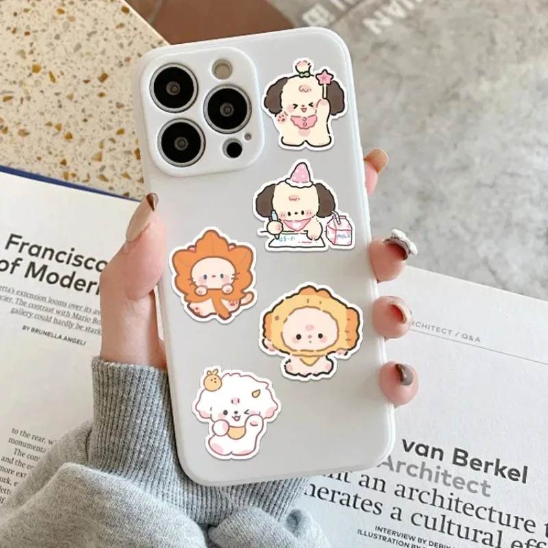 100PCS 귀여운 장난기 가득한 곰 동물 스티커 스크랩북 스틱 라벨 일기 저널 편지지 앨범 스티커 데칼 DIY 어린이 장난감