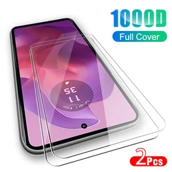 Premium Tempered Glass Screen Protector for Motorola Moto G24 - 2 Pack, 6.56 Inches (For Moto G04)