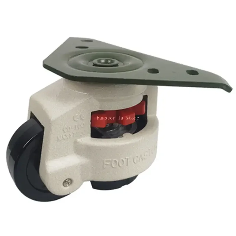 Roda do Ajuste do Nível Rodízios Industriais Apoio Liso Equipamento Pesado Gd60fgd80fgd100f 1pc