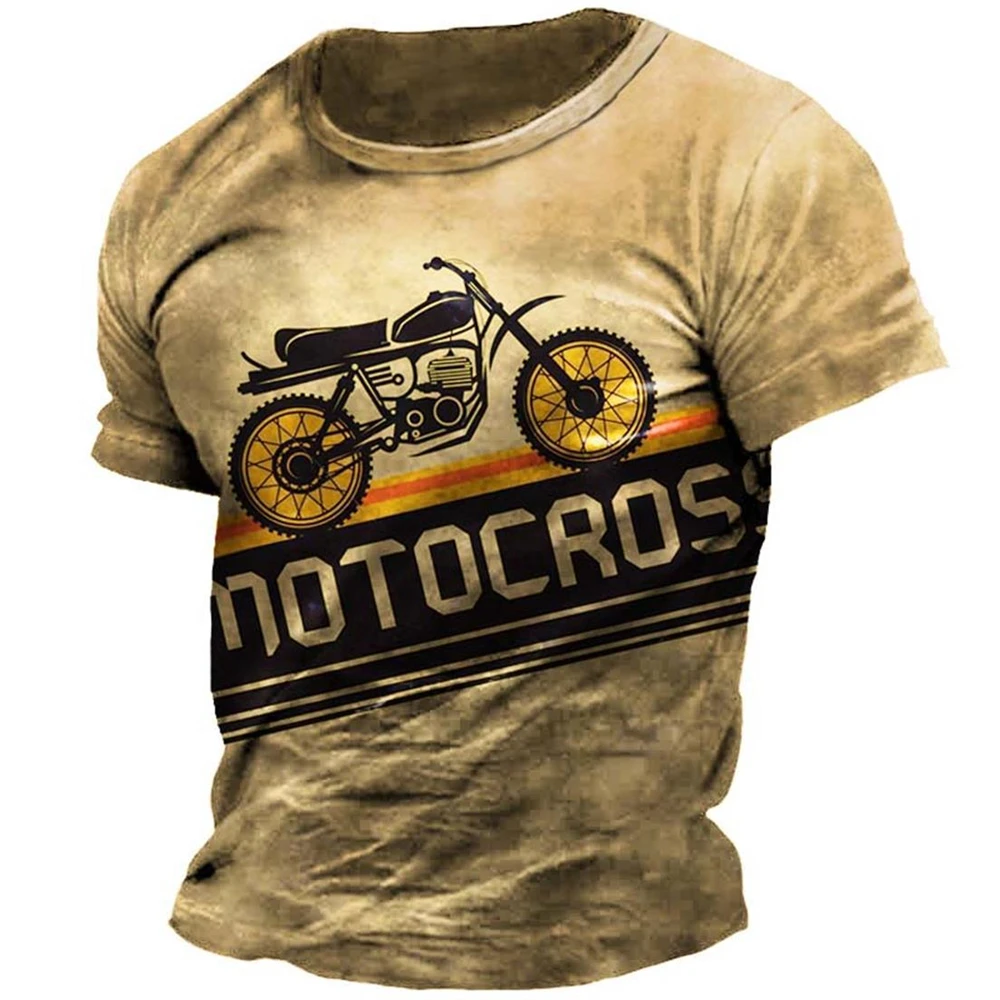 

Vintage 66 Route T-Shirt For Men 3D Printed Biker Motor Men's Clothing Oversized Short Sleeve Tops Tee Shirt Mens Camiseta