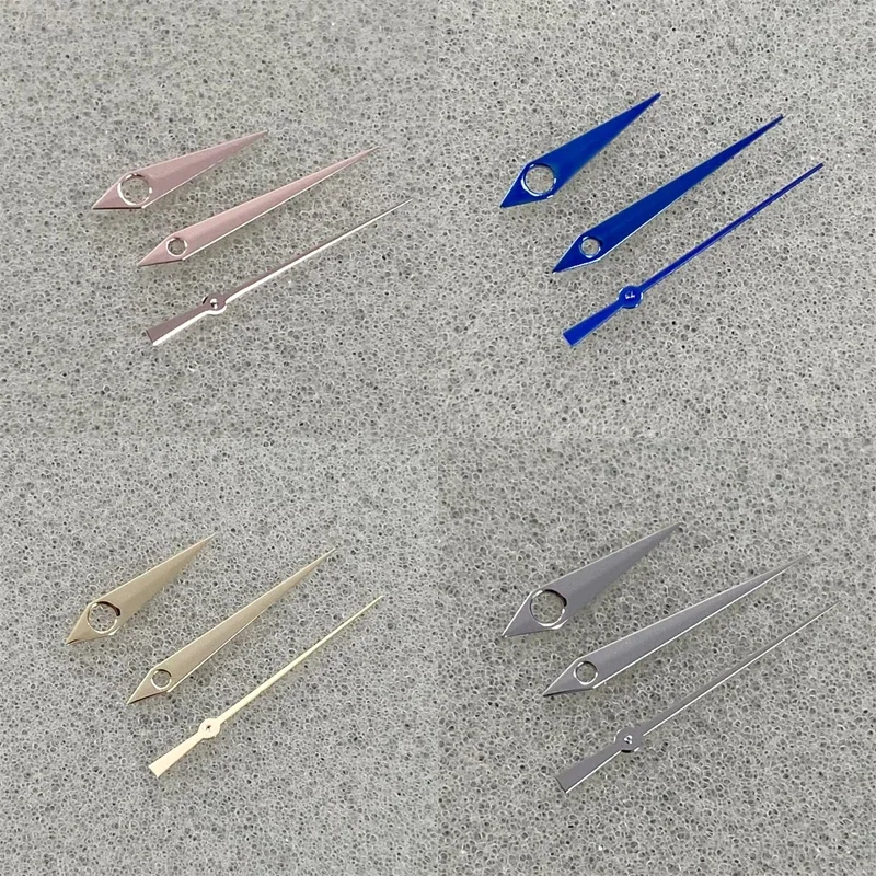 Premium Watch Needle Hands in Silver, Blue, Gold, Green, and Orange - NH35 Collection