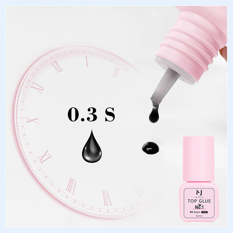 JOMAY 0.3S Glue for eyelashes extra strong glue 70-90days black eyelash glue lash extension supplies adhesive for eyelash 2