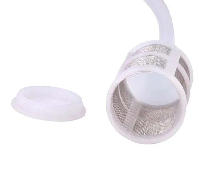 Kitchen Plastic Filter Brew Syphon Pack, White Vintage Hand Knead, Filter Tube Tool, DIY Wine Making