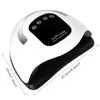 320W Nail Lamp UV 72LED Nail Lamp Dryer Big Power Fast Curing Nail Gel Professional Nail Dryers UV Gel Drying Tools Machine 6