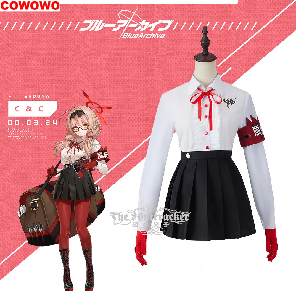 

COWOWO Blue Archive Hinomiya Chinatsu Subdue Cosplay Costume Cos Game Anime Party Uniform Hallowen Play Role Clothes Clothing