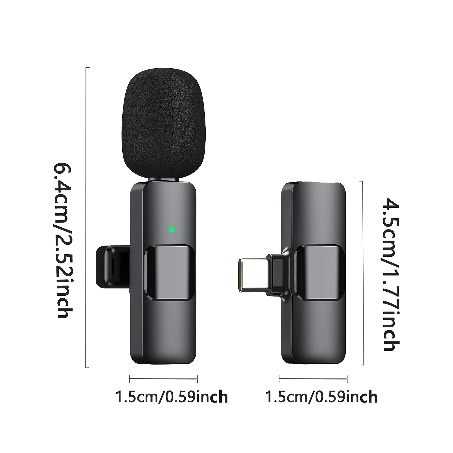 무선 라발리에 마이크, 오디오 비디오 녹화 미니 마이크, 아이폰, 안드로이드 노트북, 라이브 게임, 휴대폰 마이크, 신제품