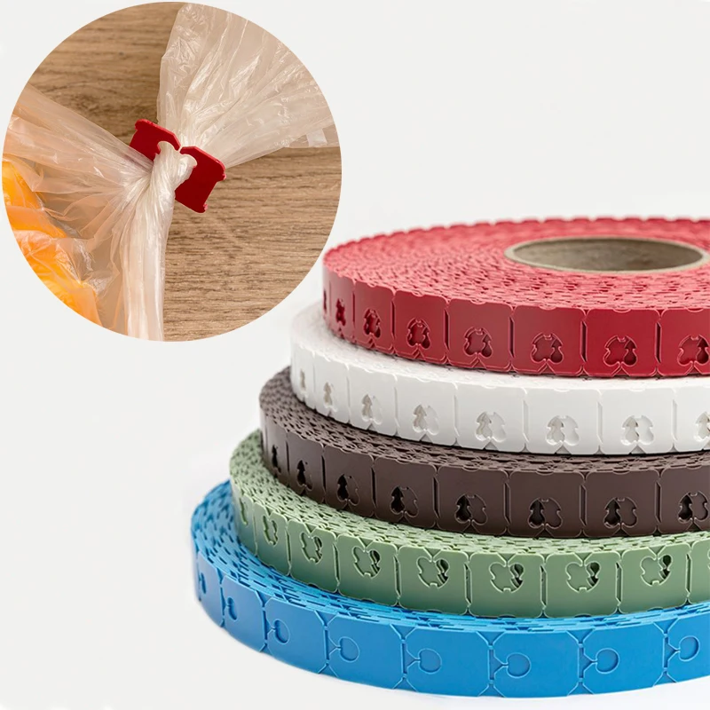 Colorful Bread Clip for Bread Bags, Plastic Bag Sealer, Food Bag Sealing Clip, Mini Vacuum Sealing Clamp 2
